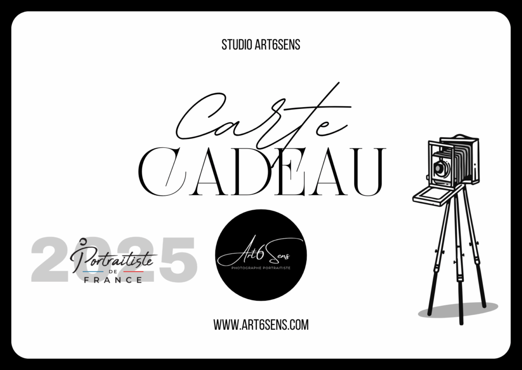 Carte cadeau pour noël, anniversaire pour faire des photos à La Teste sur Le Bassin d'Arcachon avec Art6Sens Photographe